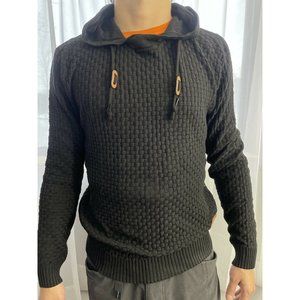 Mens Black Sweater Size L